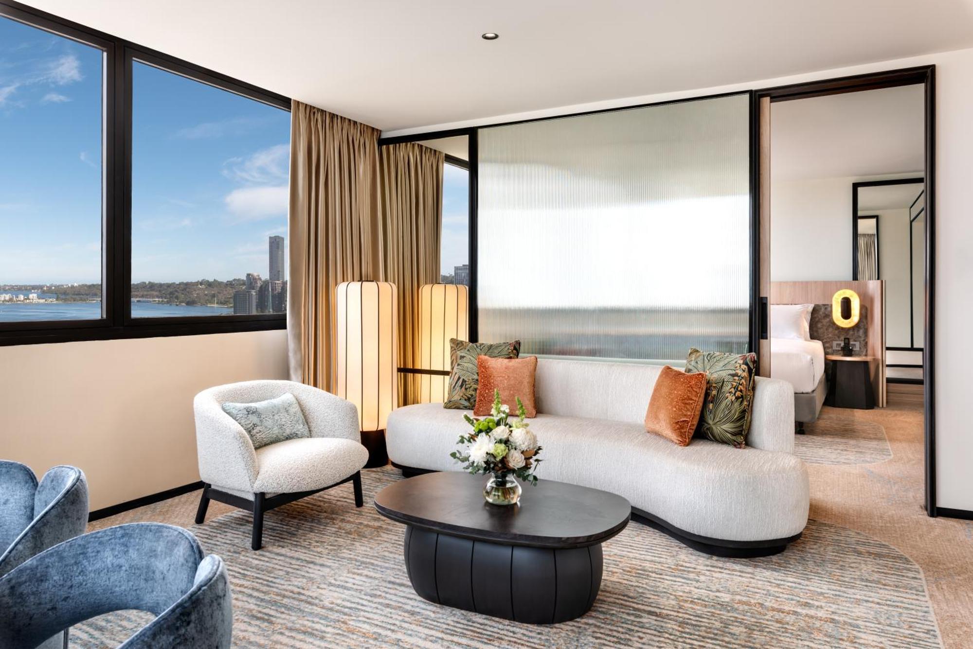 Pan Pacific Perth Hotel Kültér fotó A suite at The Westin Sydney